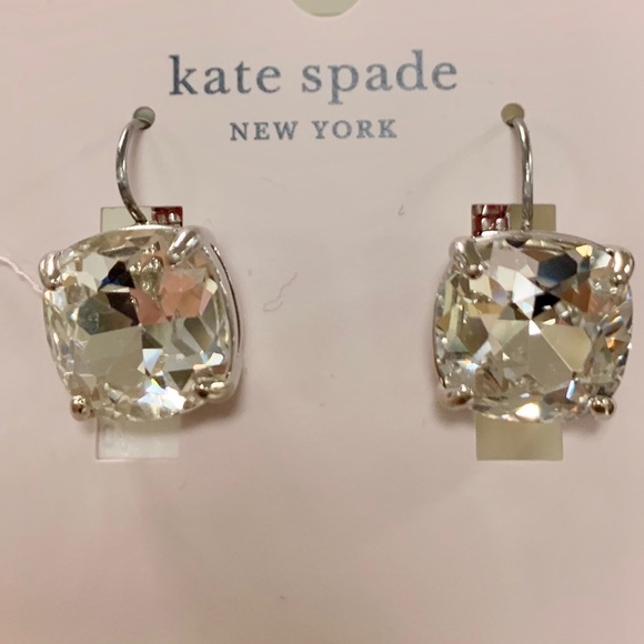 Kate Spade ♠️ New York 🤩 CZ square drop earrings - Picture 6 of 16